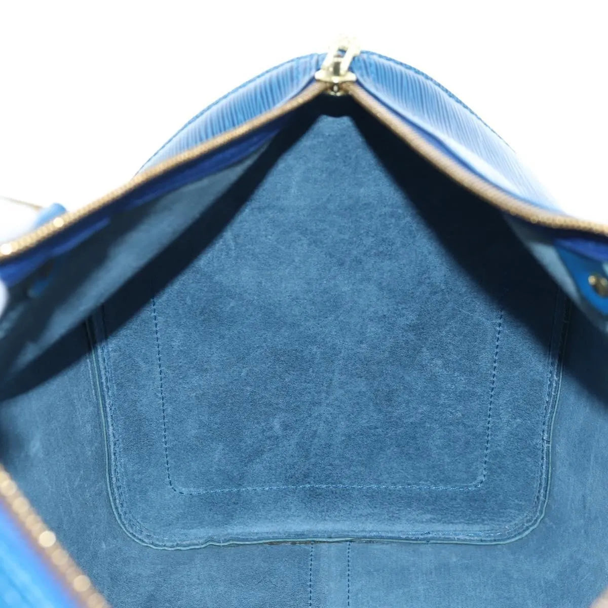 Louis Vuitton Keepall Epi Leather, Blue, Leather, Travel Bag