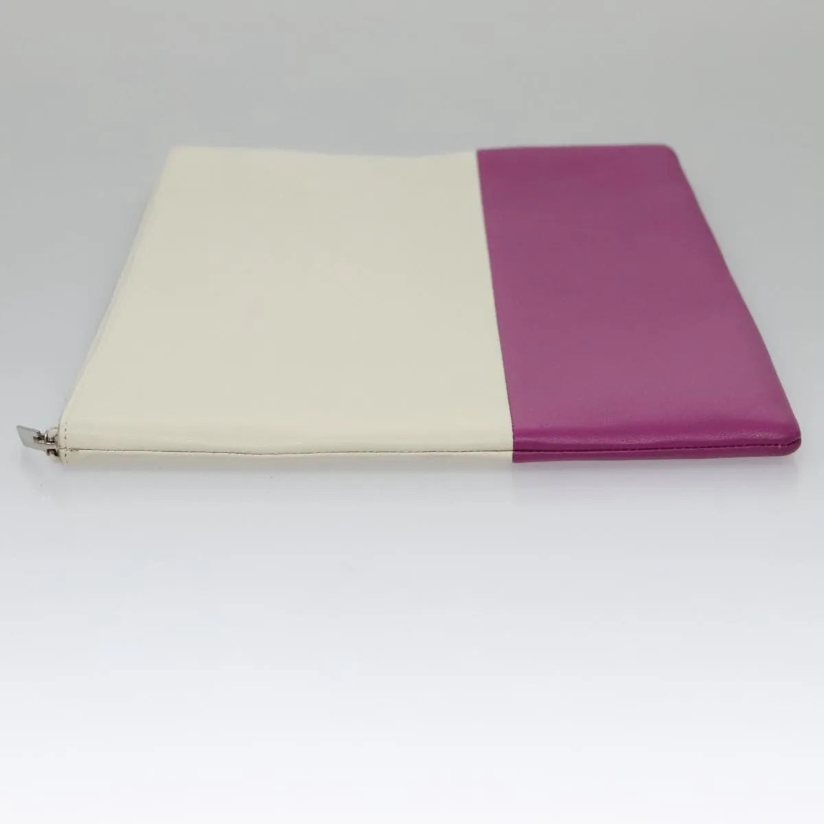 Celine Bicolor Solo Clutch Leather, Multicolour, Leather, Clutch