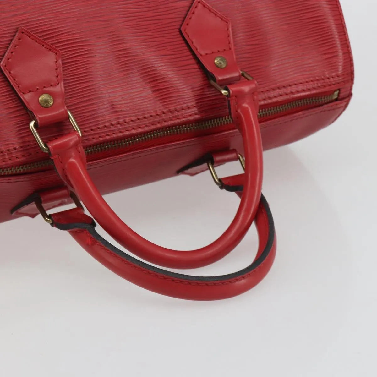 Louis Vuitton Speedy Epi Leather, Red, Leather, Handbag