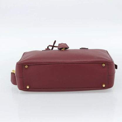 Prada Bauletto Saffiano Leather, Red, Leather, Handbag