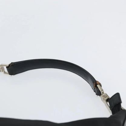 Gucci Vintage Nylon, Black, Nylon, Shoulder Bag