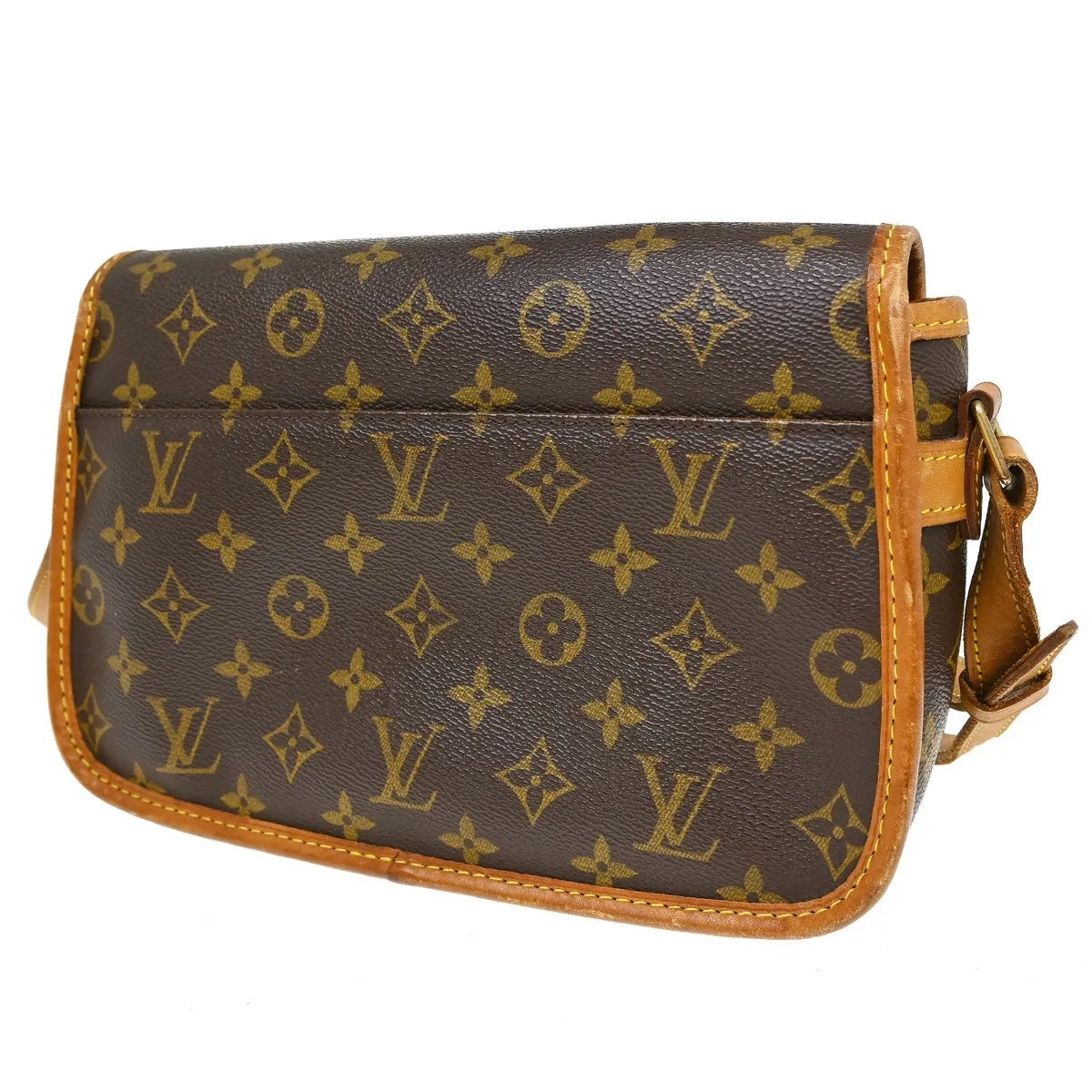 Louis Vuitton Sologne Monogram Canvas, Brown, Canvas, Shoulder Bag