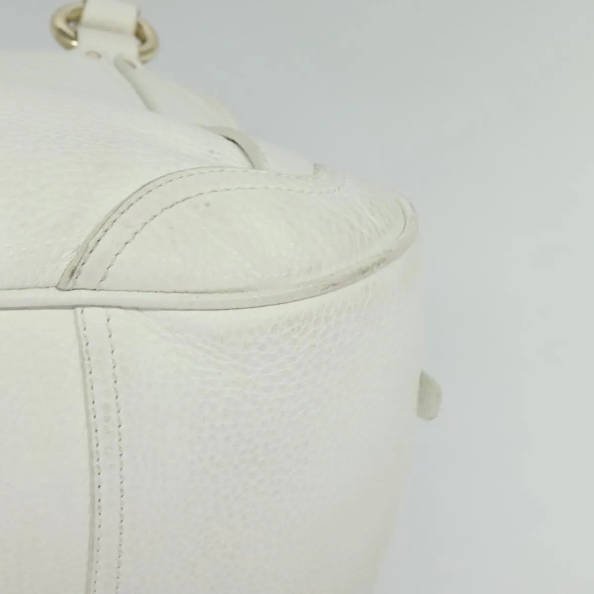 Celine vintage Leather, White, Leather, Handbag