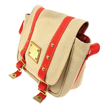 Louis Vuitton Antigua Besace Messenger Canvas, Beige, Canvas, Shoulder Bag