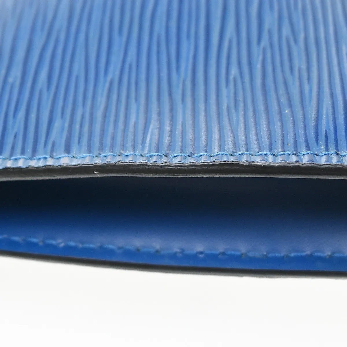 Louis Vuitton Pochette Accessoires Epi Leather, Blue, Leather, Clutch