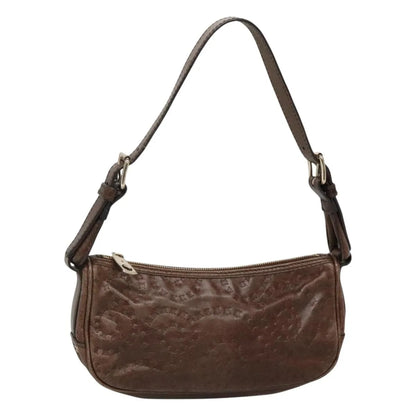Celine Vintage Leather, Brown, Leather, Shoulder Bag