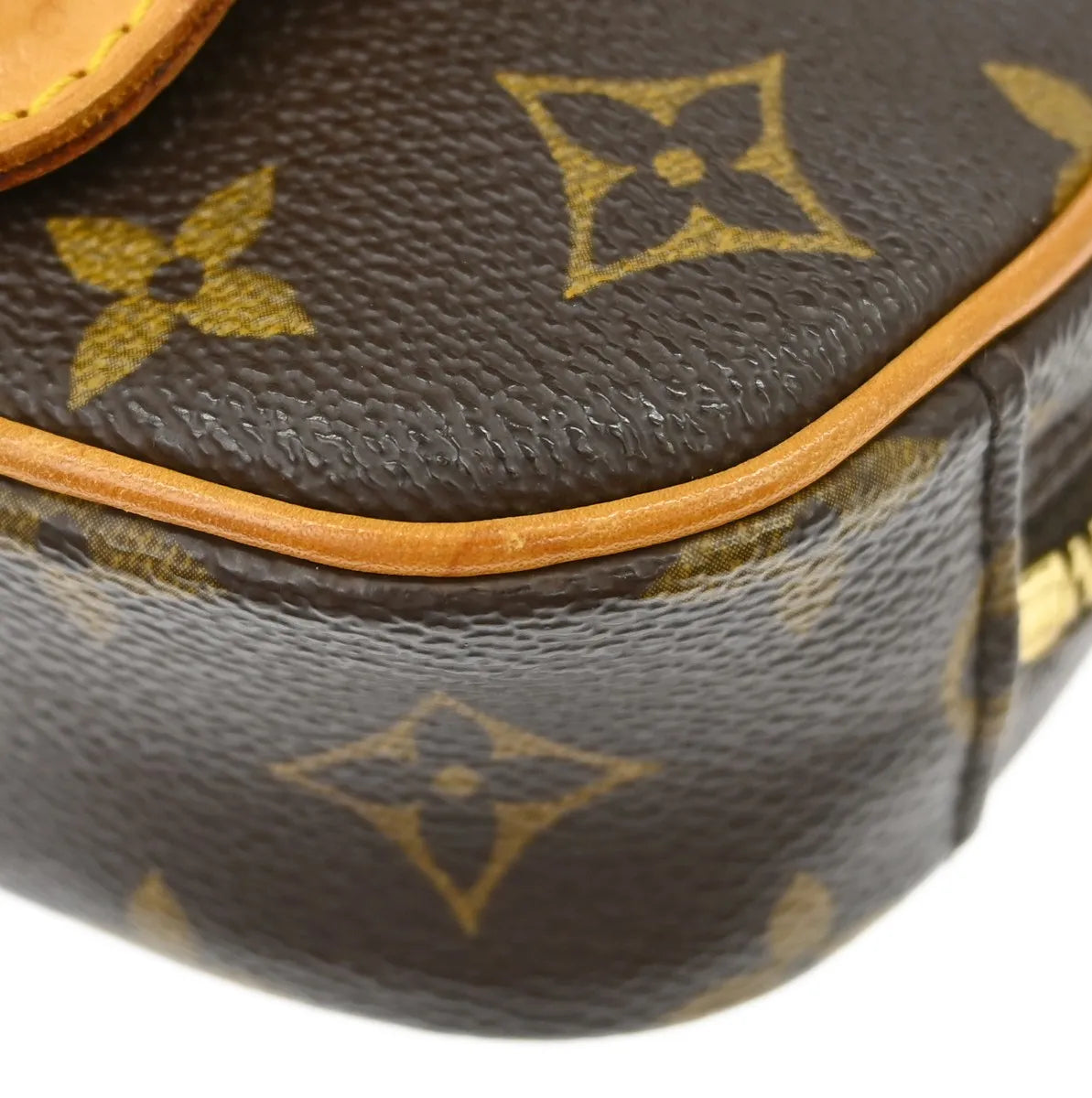 Louis Vuitton Pochette Gange Monogram Canvas, Brown, Canvas, Clutch