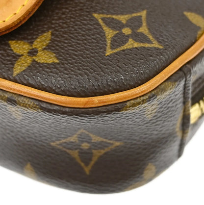 Louis Vuitton Pochette Gange Monogram Canvas, Brown, Canvas, Clutch