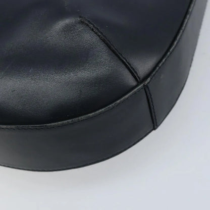 Salvatore Ferragamo Gancini Leather, Navy, Leather, Handbag