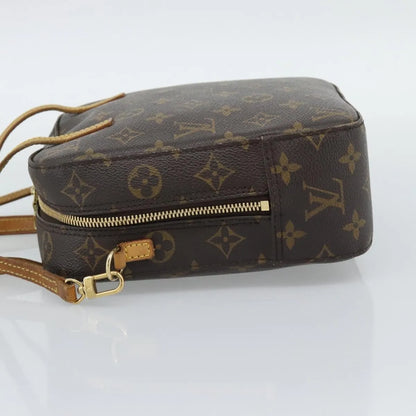 Louis Vuitton Spontini Monogram Canvas, Brown, Canvas, Handbag