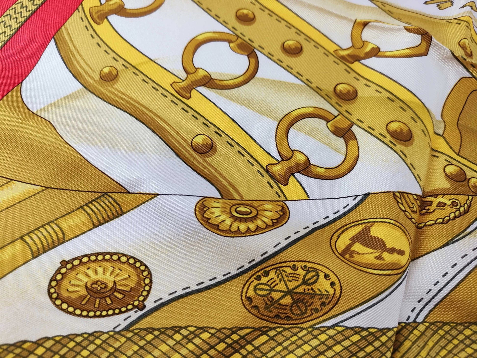 Hermes Carré 90 Silk multicolor, Multicolour, Silk, Scarf