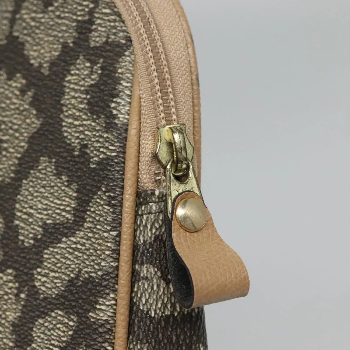 Saint Laurent Vintage Clutch PVC, Gray, Canvas, Clutch