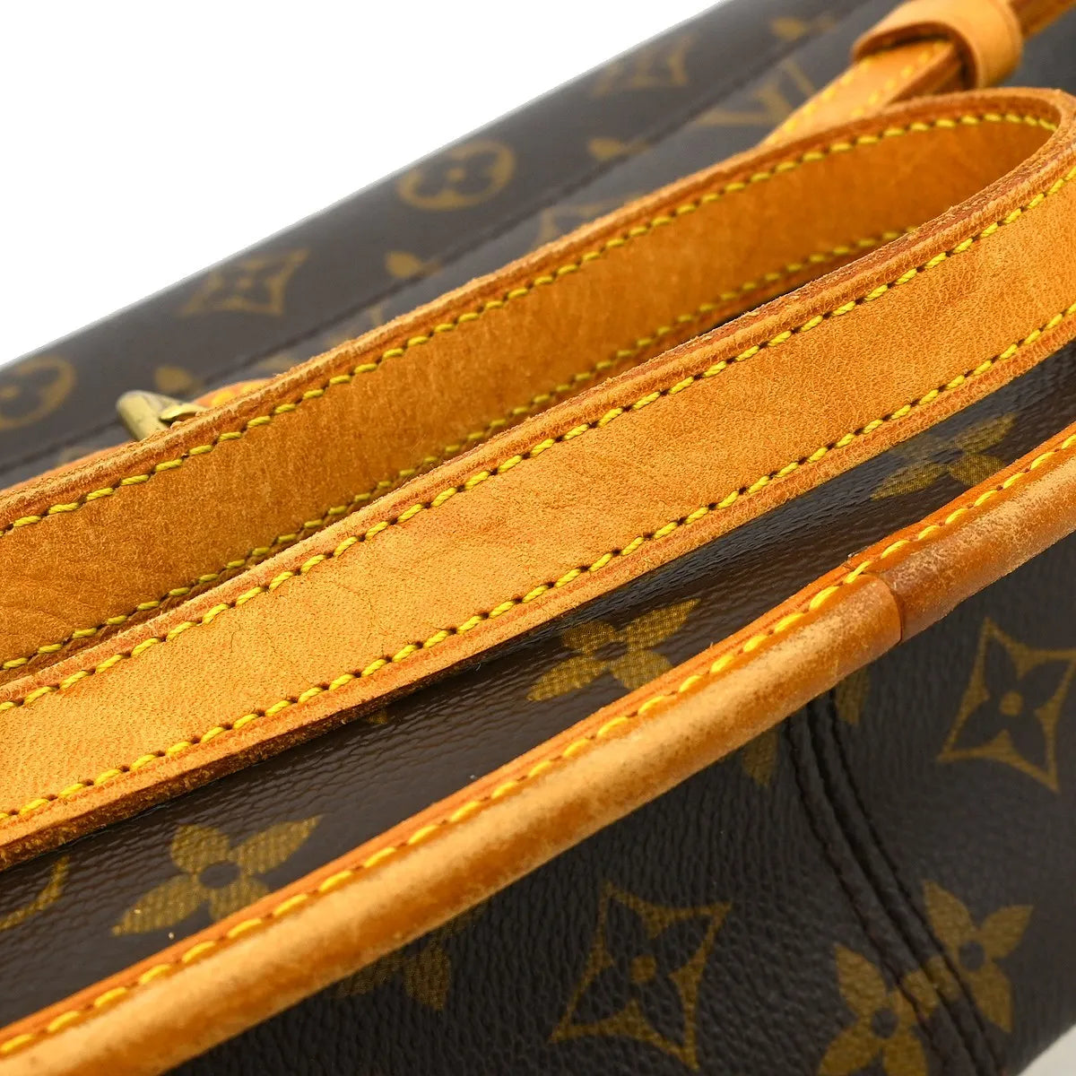 Louis Vuitton Sologne Monogram Canvas, Brown, Canvas, Shoulder Bag
