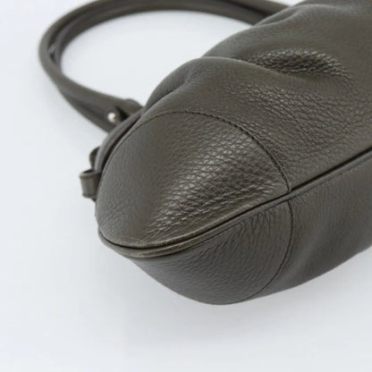Salvatore Ferragamo Marisa Leather, Khaki, Leather, Handbag