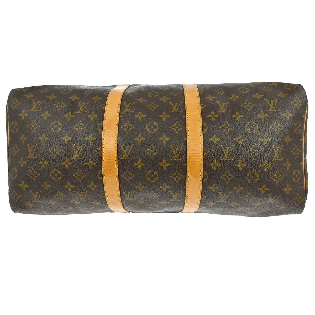 Louis Vuitton Keepall Monogram, Brown, Canvas, Travel Bag