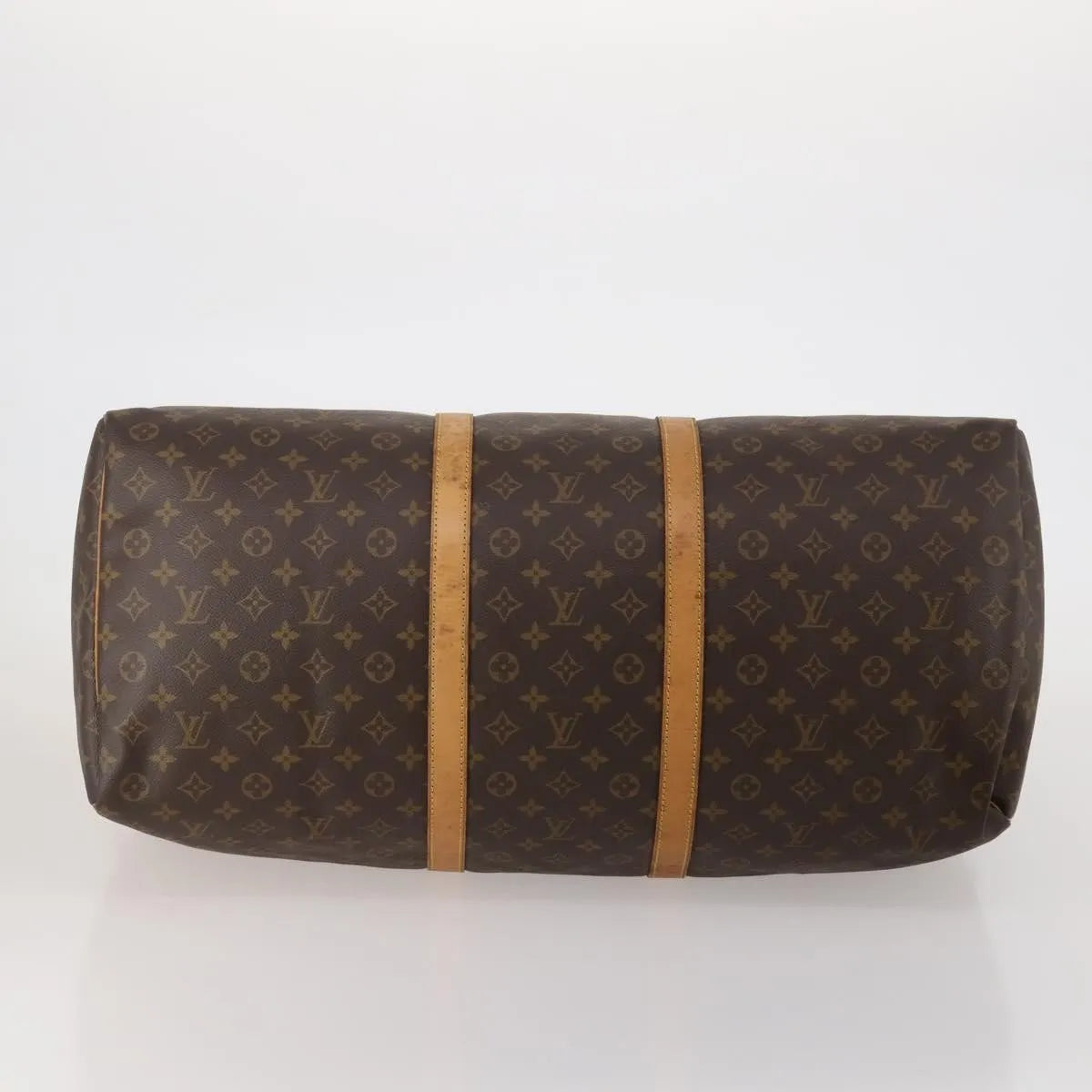 Louis Vuitton Keepall Monogram, Brown, Canvas, Travel Bag