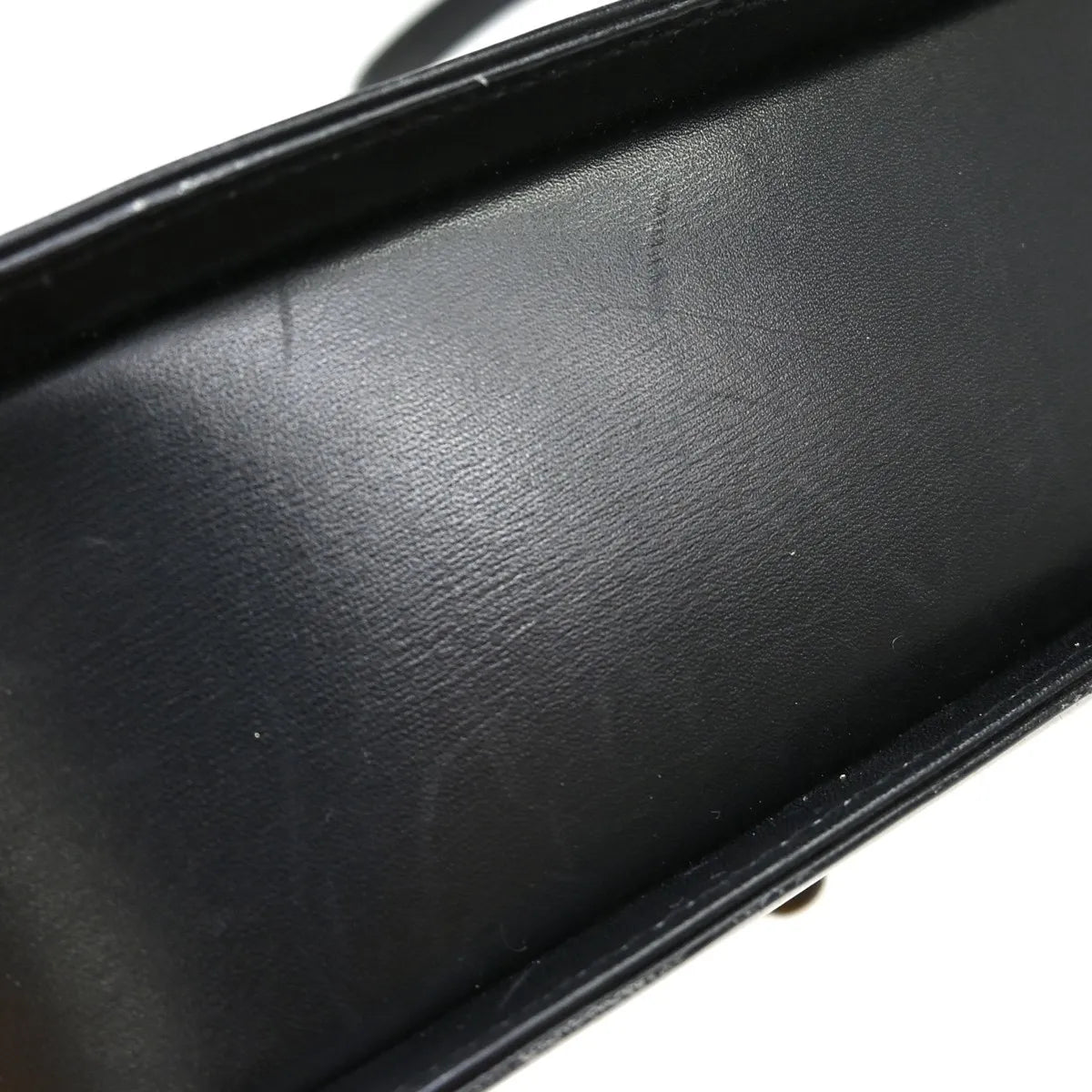 Gucci Vintage Lady Lock Flap Leather, Black, Leather, Shoulder Bag