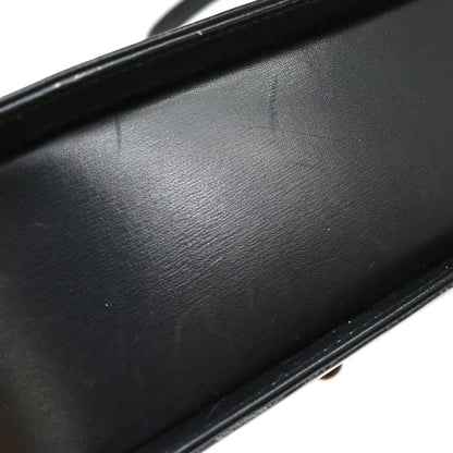 Gucci Vintage Lady Lock Flap Leather, Black, Leather, Shoulder Bag