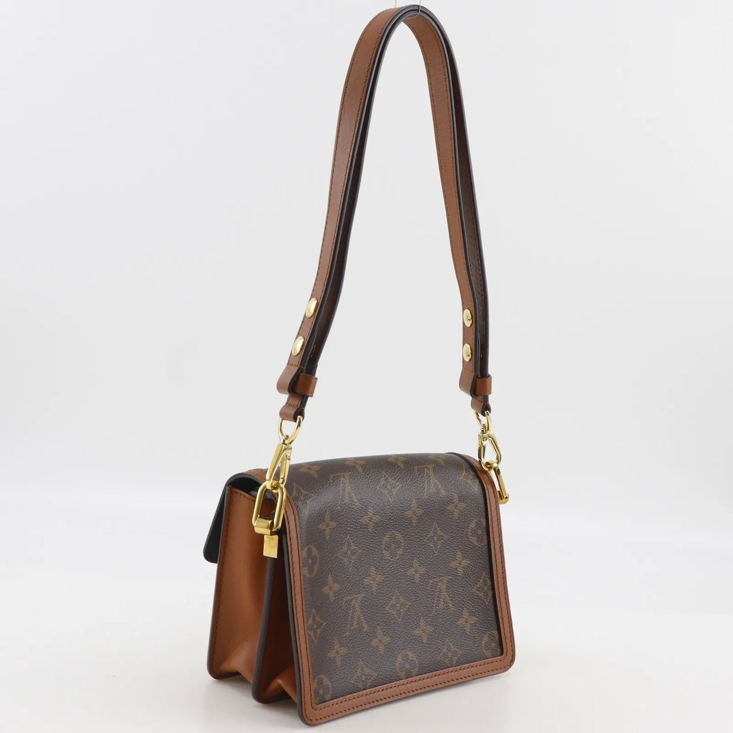 Louis Vuitton Dauphine Reverse Monogram Canvas, Brown, Canvas, Shoulder Bag