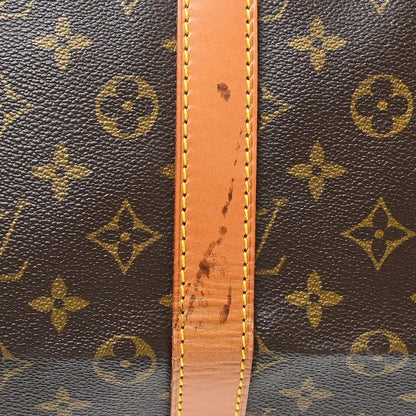 Louis Vuitton Keepall Monogram, Brown, Canvas, Travel Bag