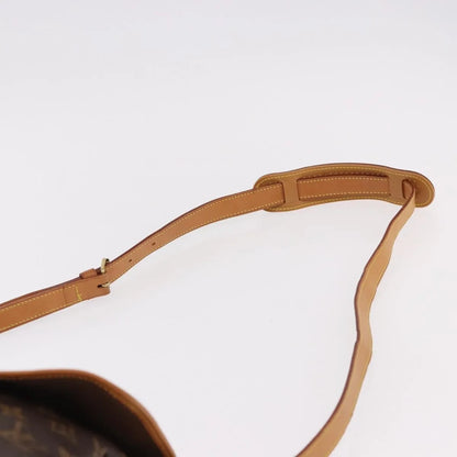 Louis Vuitton Saumur Canvas, Brown, Canvas, Shoulder Bag