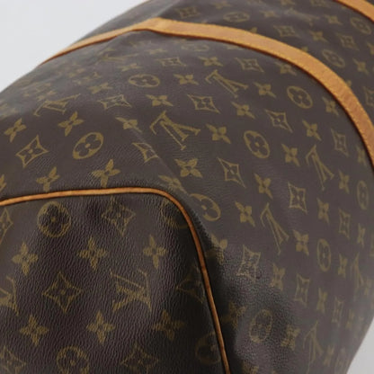 Louis Vuitton Keepall Bandoulière Monogram, Brown, Canvas, Travel Bag