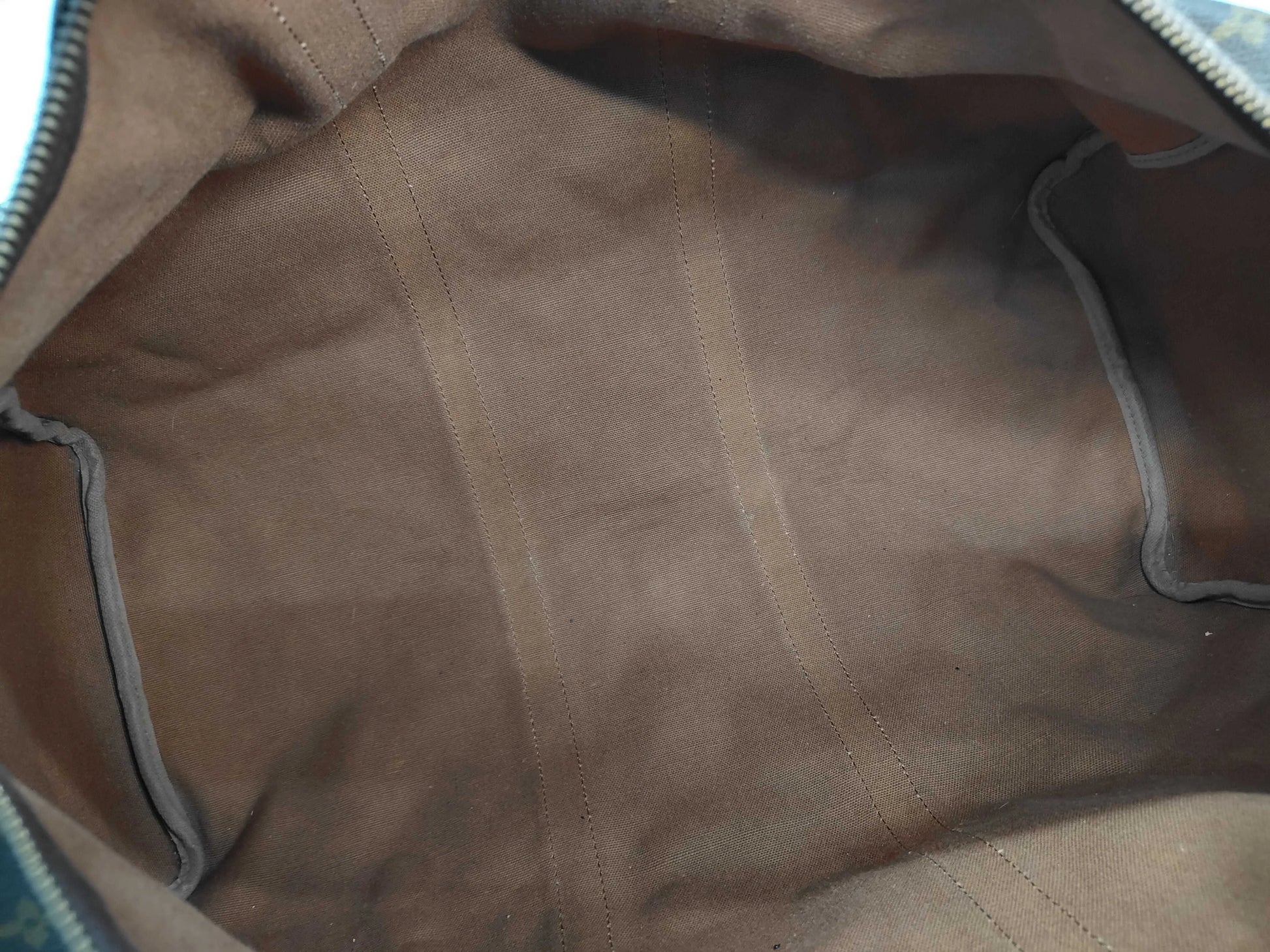 Louis Vuitton Keepall Monogram Canvas, Brown, Canvas, Travel Bag