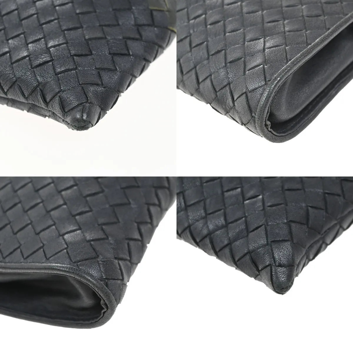 Bottega Veneta Portfolio Intrecciato Nappa, Multicolour, Leather, Clutch