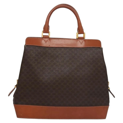 Celine Handbag Canvas, Brown, Canvas, Handbag