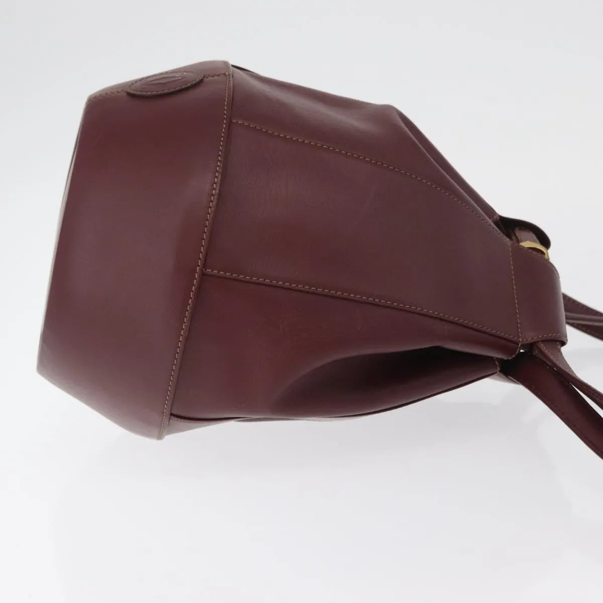 cartier Must de cartier Leather, Burgundy, Leather, Shoulder Bag