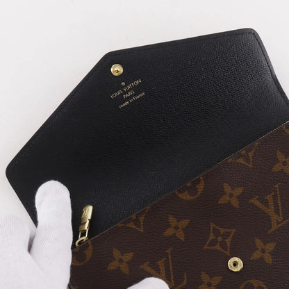Louis Vuitton Sarah Wallet NM Reverse Monogram Giant and Monogram Canvas, Brown, Canvas, Wallet
