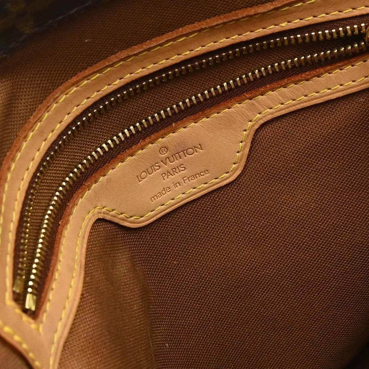 Louis Vuitton Cabas Mezzo Monogram Canvas, Brown, Canvas, Tote Bag
