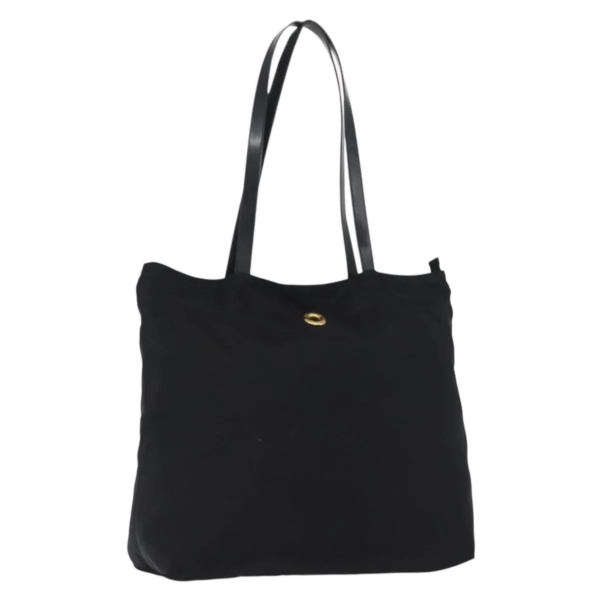 Celine Circle logo Nylon, Black, Nylon, Tote Bag