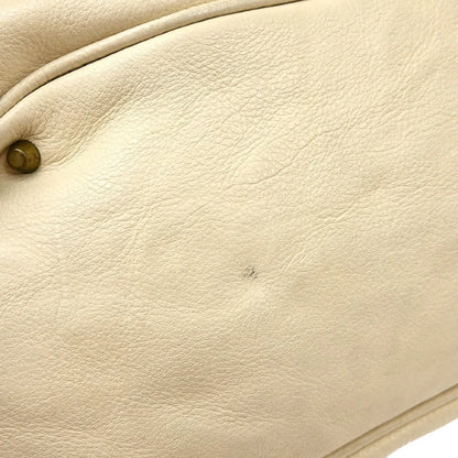 Chloe Paddington Lock Leather, Beige, Leather, Handbag