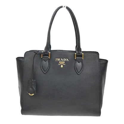 Prada Re-Edition Galleria Tote Saffiano Leather, Black, Leather, Tote Bag
