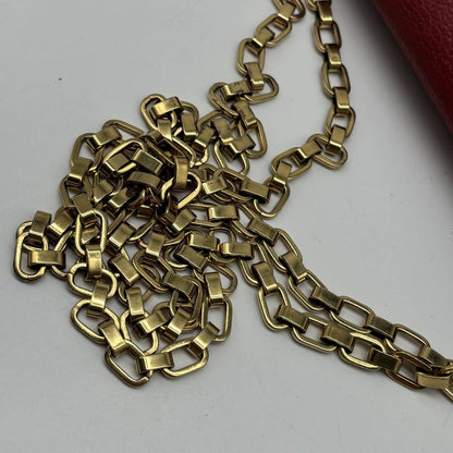 Louis Vuitton Pallas Chain Shoulder Monogram Canvas and Calfskin, Brown, Canvas, Clutch