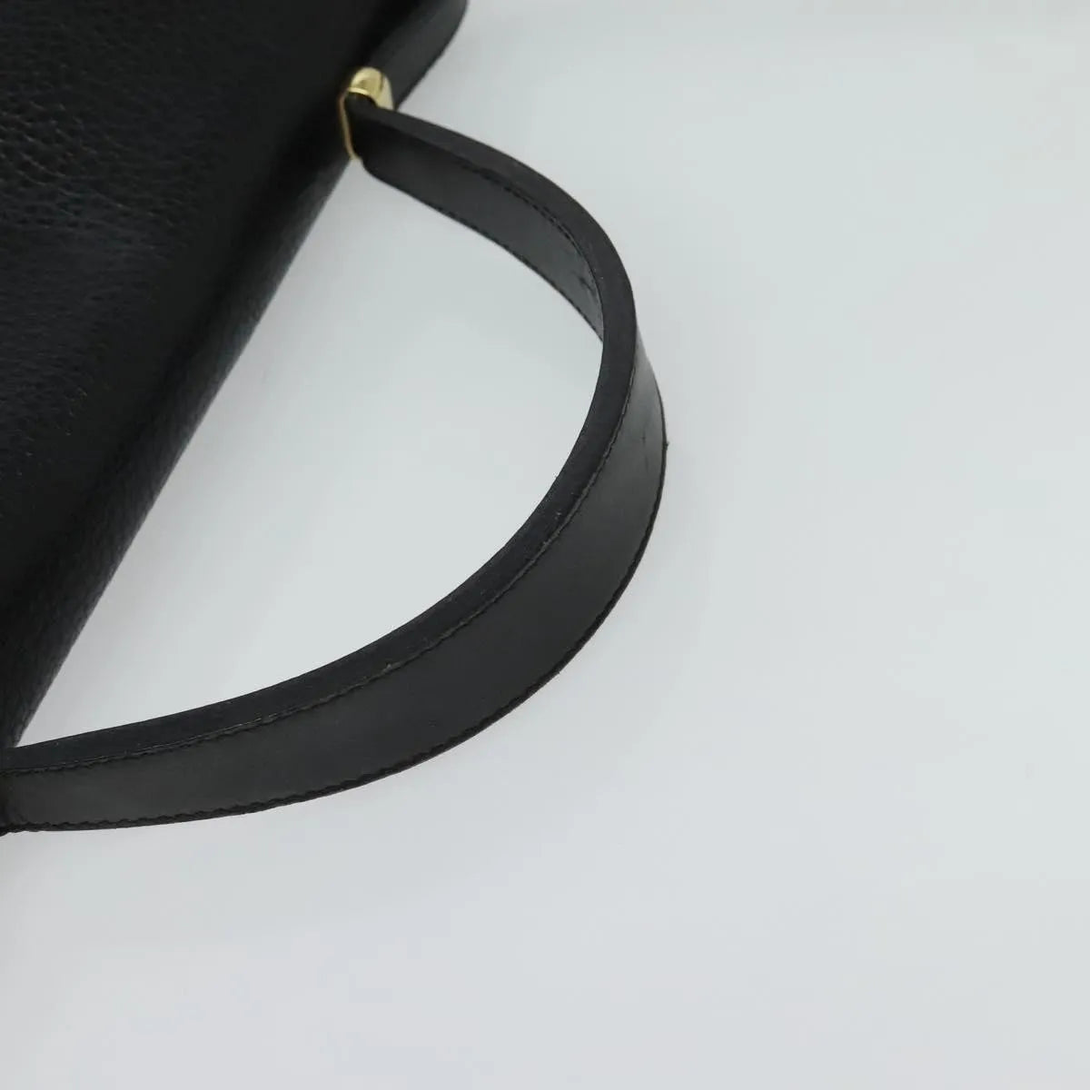 Christian Dior Vintage Leather, Black, Leather, Handbag