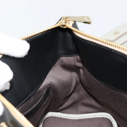 Chloe Bicolor Baylee Satchel Leather, Black, Leather, Handbag