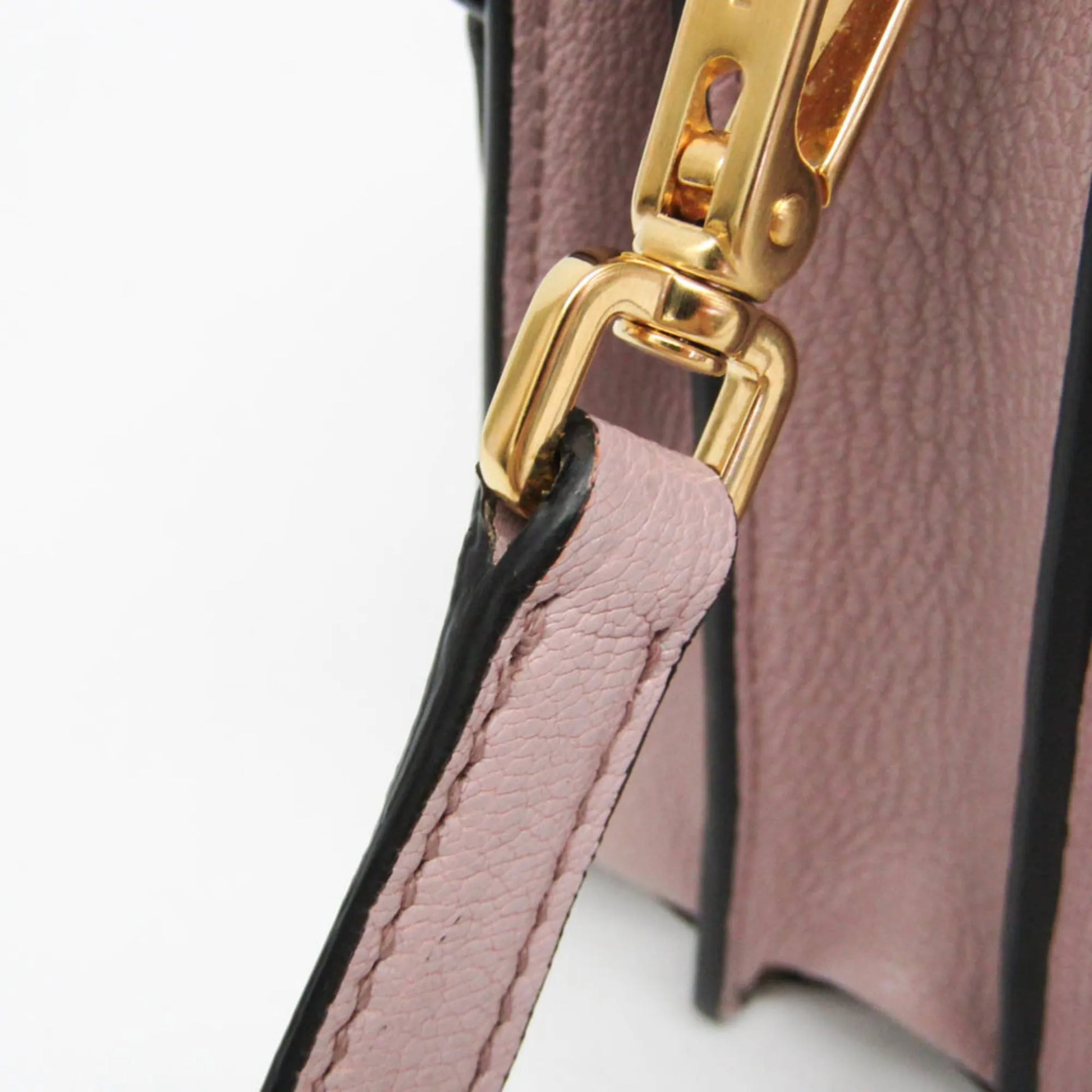 Miu Miu Madras Convertible Compartment Top Handle Leather, Pink, Leather, Handbag