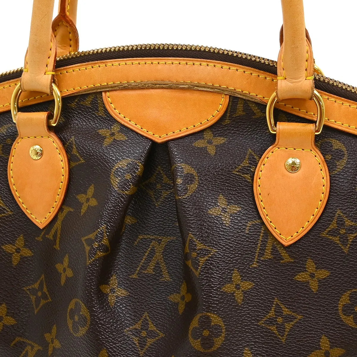 Louis Vuitton Tivoli Monogram Canvas, Brown, Canvas, Handbag