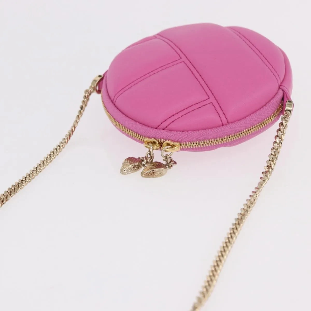 Bvlgari Shoulder Leather, Pink, Leather, Shoulder Bag