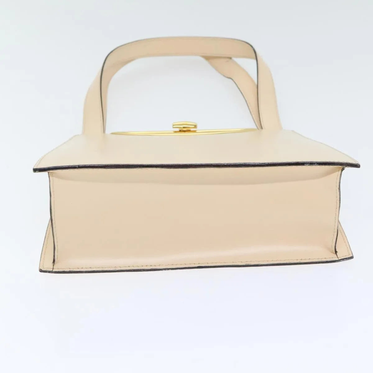 Celine vintage Leather, Ecru, Leather, Handbag