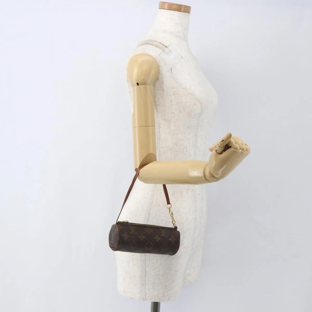 Louis Vuitton Papillon Pochette Monogram Canvas, Brown, Canvas, Clutch