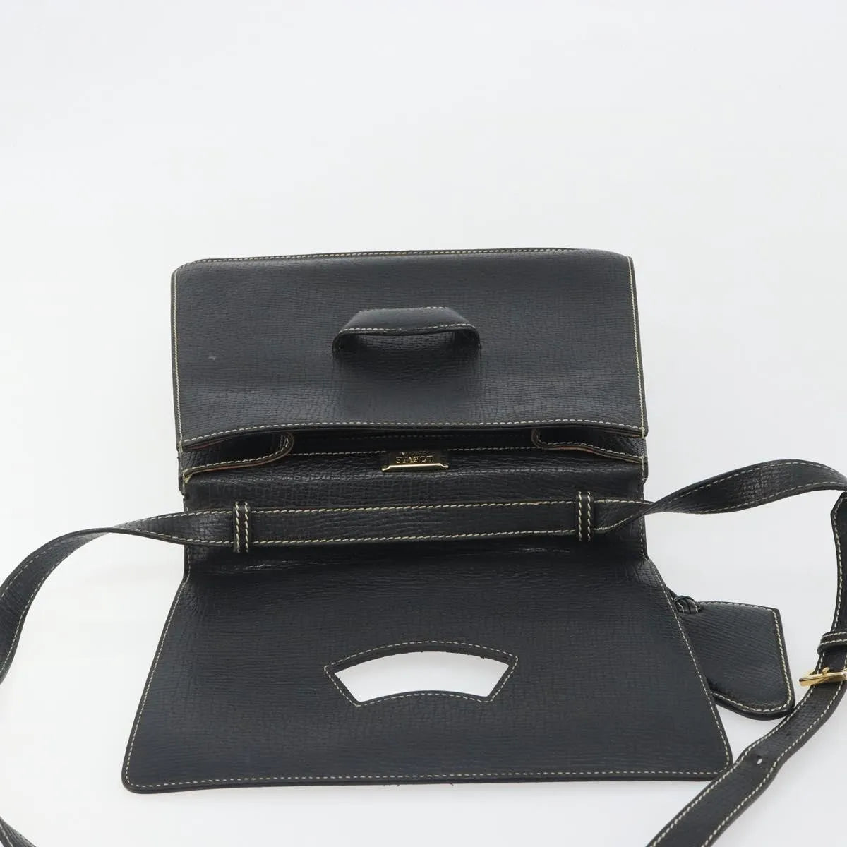 Loewe Barcelona Top handle Leather, Black, Leather, Handbag