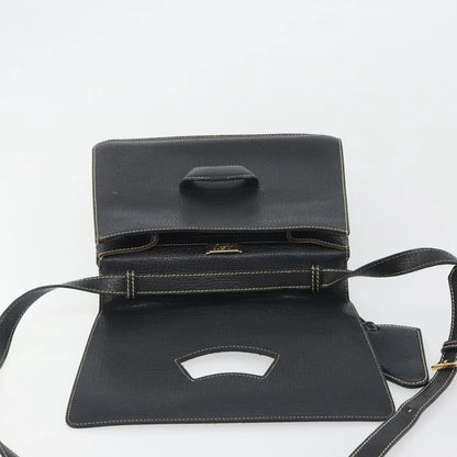 Loewe Barcelona Top handle Leather, Black, Leather, Handbag