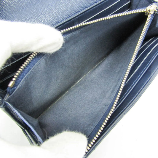 Chanel Matelasse Zippy CC, Navy, Calfskin, Wallet
