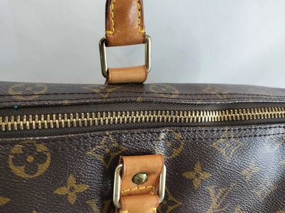 Louis Vuitton keepall bandoulière monogram, Brown, Canvas, Handbag