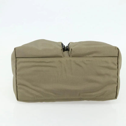 Gucci Double Pocket Hobo Nylon, Beige, Nylon, Shoulder Bag