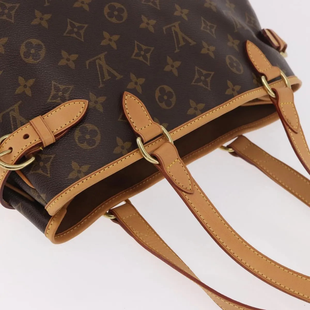 Louis Vuitton Batignolles Monogram Canvas, Brown, Canvas, Shoulder Bag
