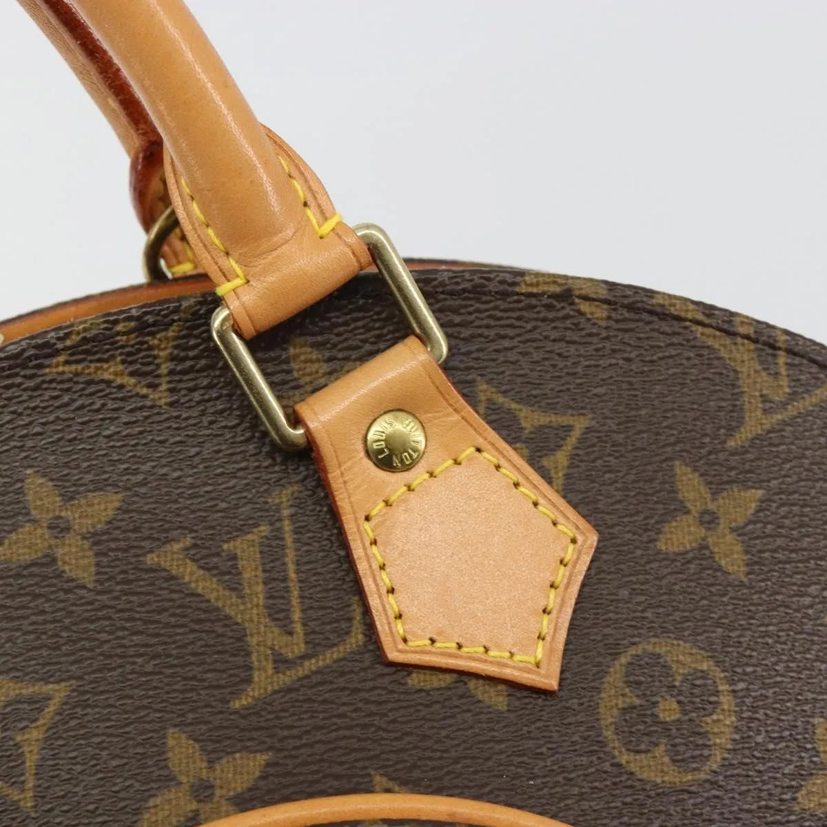 Louis Vuitton Ellipse Monogram Canvas, Brown, Canvas, Handbag
